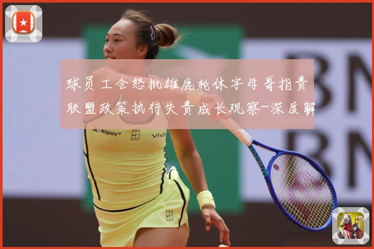 球员工会怒批雄鹿轮休字母哥指责联盟政策执行失责成长观察-深度解析